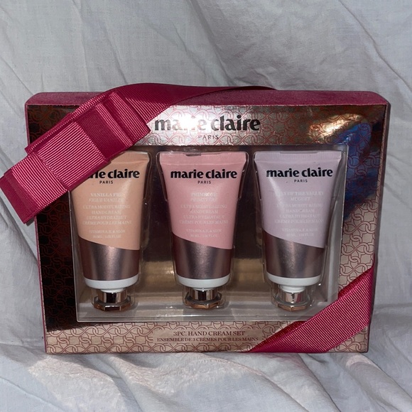Marie Claire 3pc. Hand Cream Set   W/ Fee gift - Picture 1 of 7